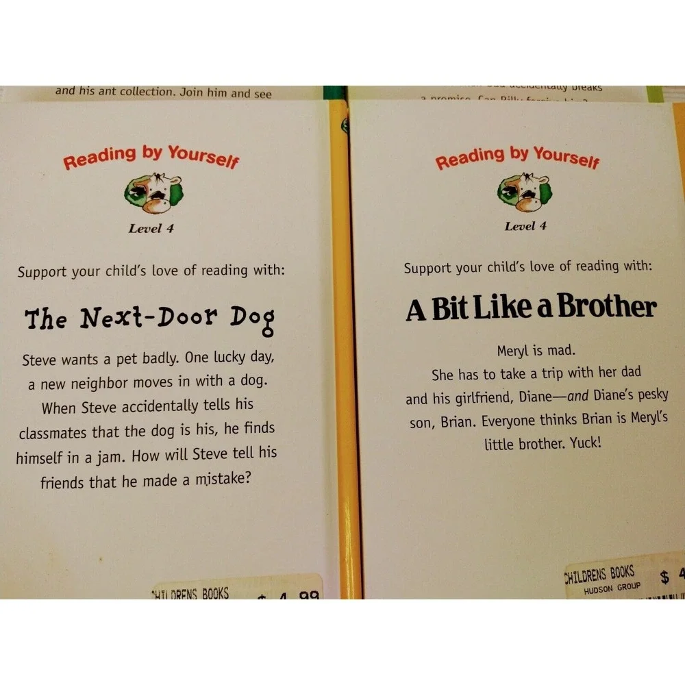 Bundle of Kids Hardcover Books Reading by Yourself Help Alphabet Garden LOT of 4